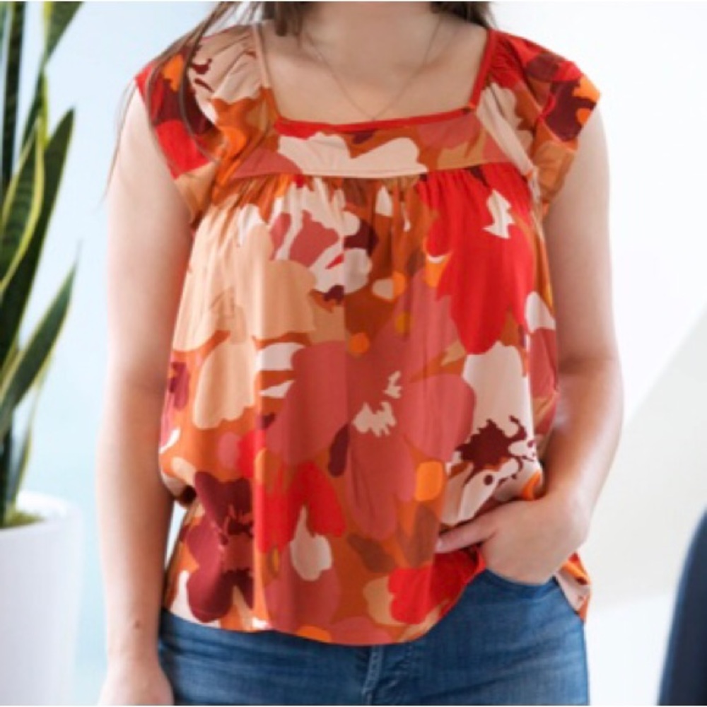 Sanctuary ruffle cami top